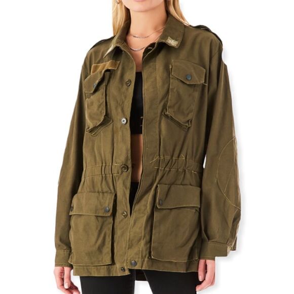 ❤️SOLD❤️FURST OF A KIND Army Green Jacket - Picture 3 of 9